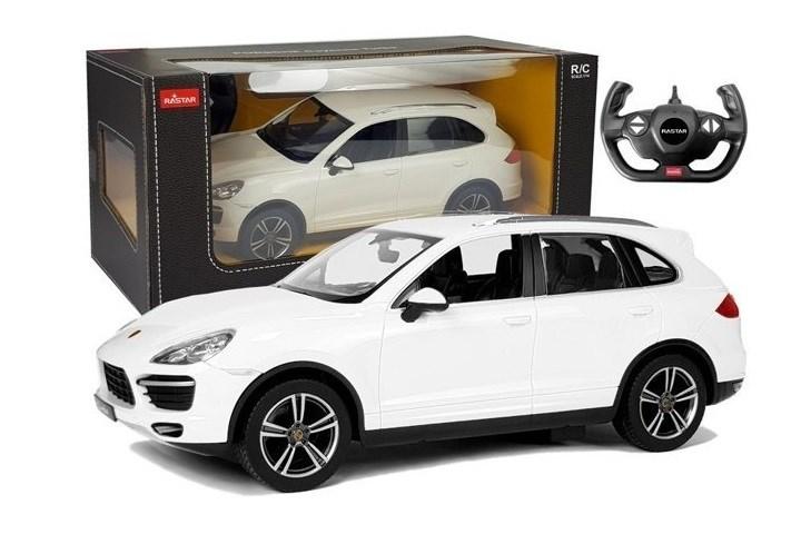 Rastar fjernstyret Porsche Cayenne 1:14 - hvid