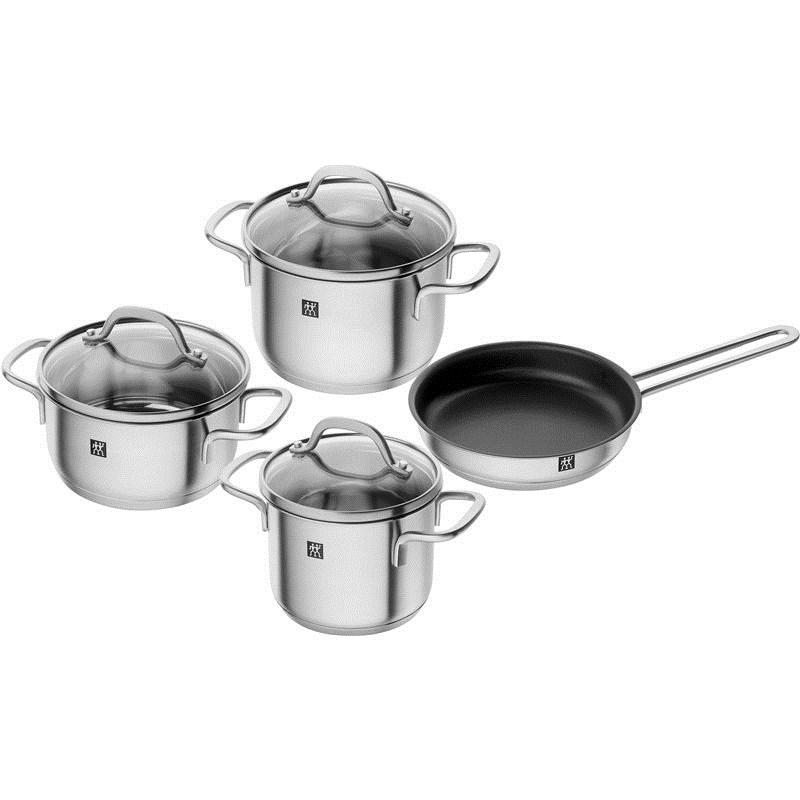 ZWILLING Pico grydesæt 4 dele med stegepande, rustfrit stål billede