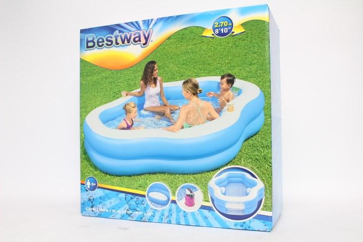 Bestway oppustelig pool - 270 × 198 × 51 cm billede