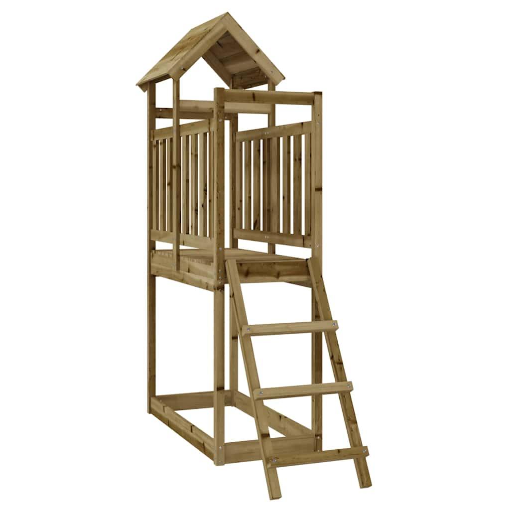 udendørs legesæt 53x110x214 cm imprægneret fyrretræ