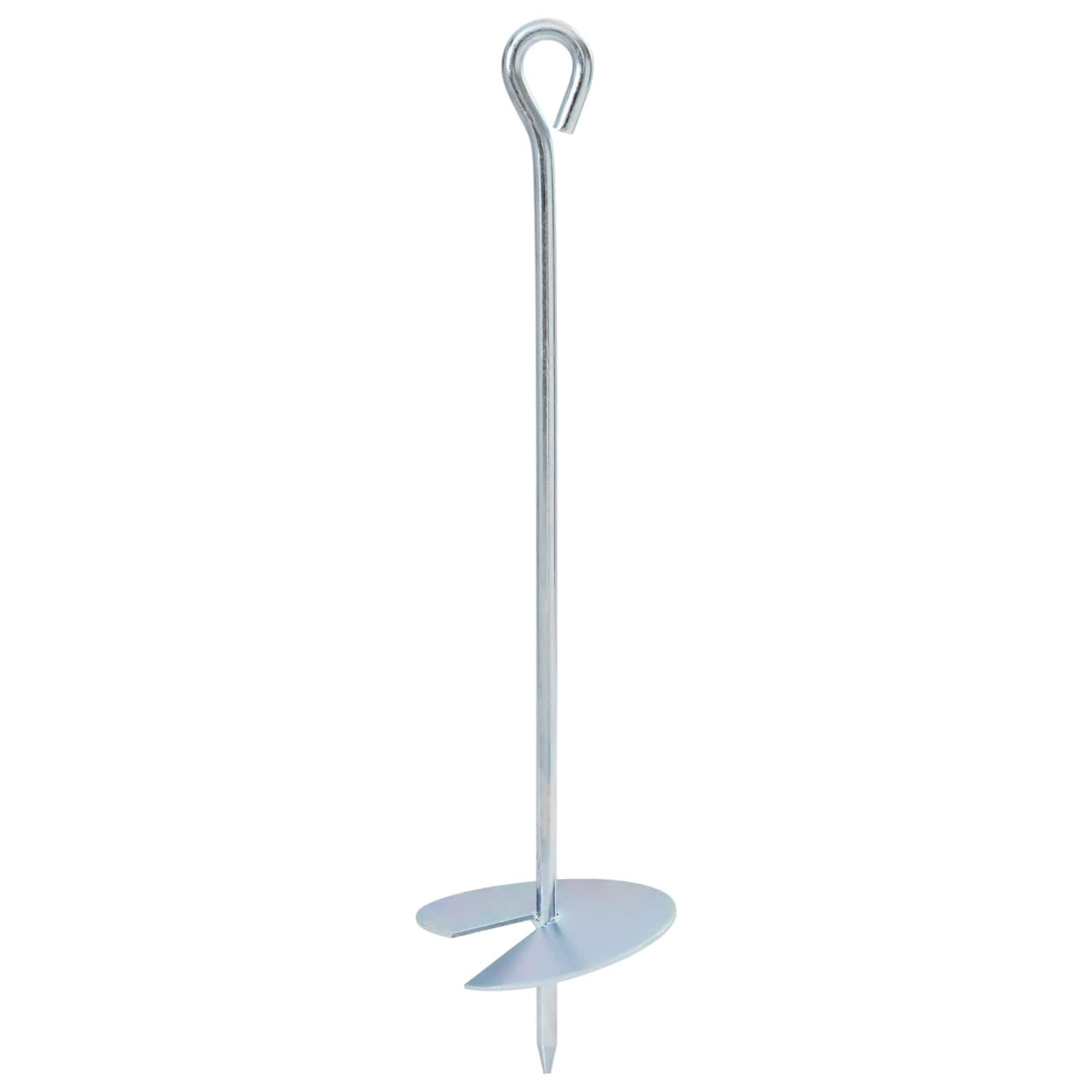 Jordanker 6 stk Sølv Ø10 x 40 cm Galvaniseret metal