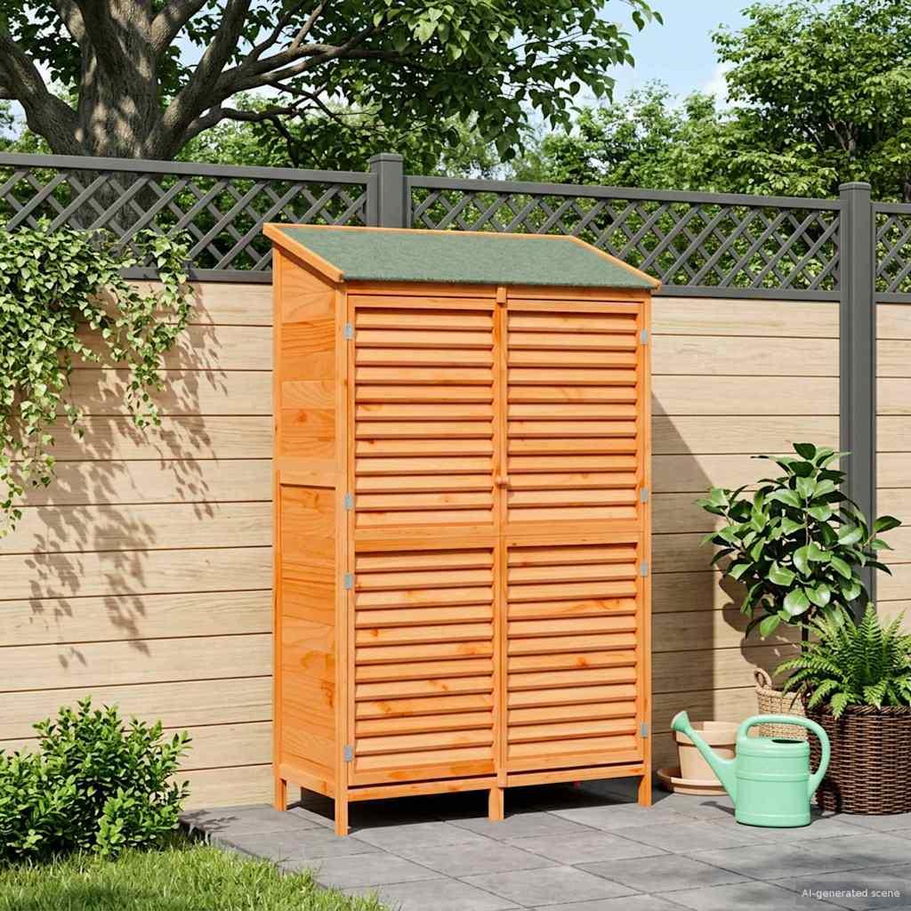 Have Skur Brun 106 x 56 x 176,5 cm Massivt Fyrretræ