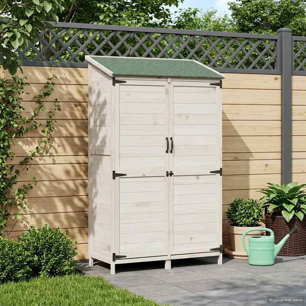 Have Skur Hvid 106,5 x 56 x 176 cm Konstrueret træ