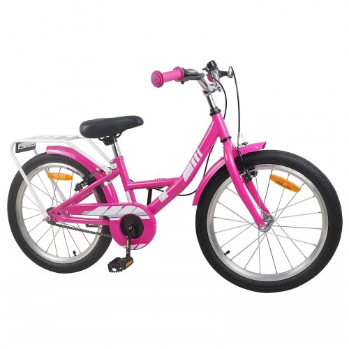 Børnecykel 20 tommer til børn i alderen 6-11 år Lyserød