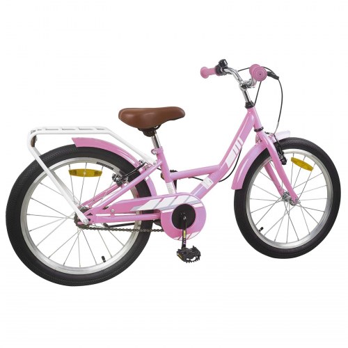 Børnecykel 20 tommer til børn i alderen 6-11 år Lys pink