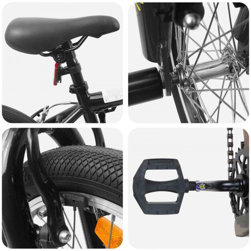 BMX Cykel 20 tommer for over 9 år gammel Sort