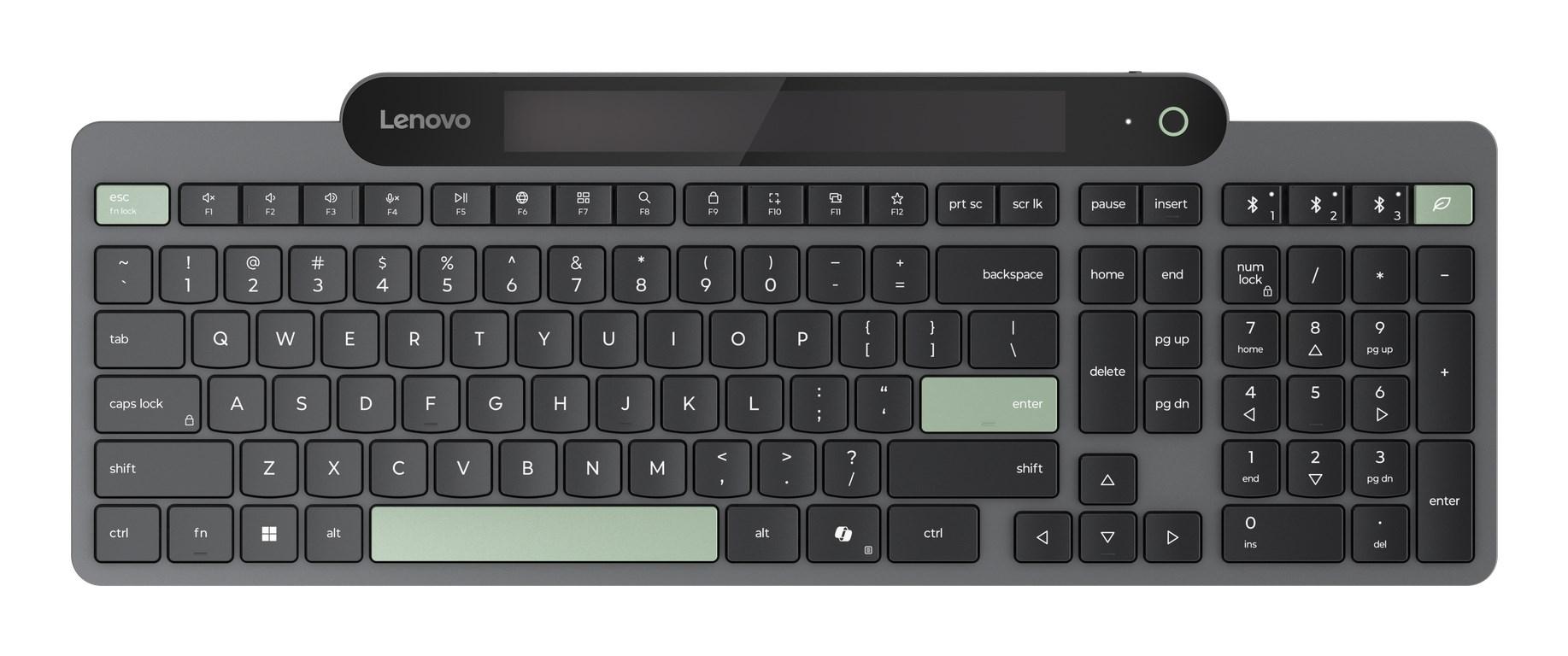 Lenovo Self-Charging - keyboard - US with Euro symbol - black Input Device - Tastatur - Engelsk - Sort