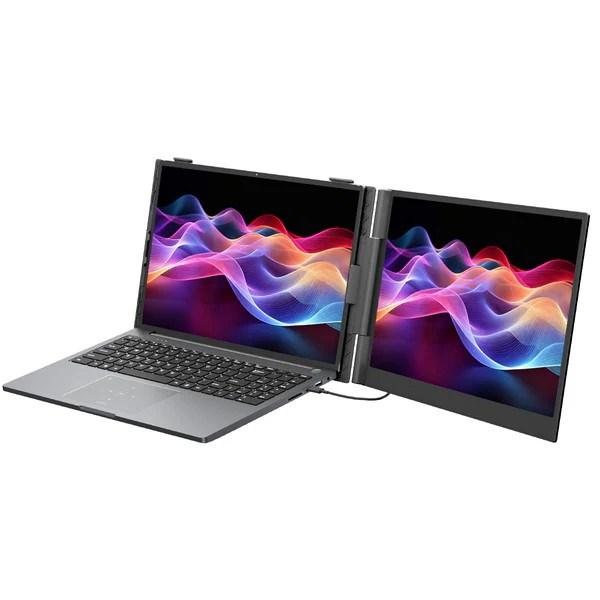 Blackview SCM8 15,3" bærbar dual skærm - grå