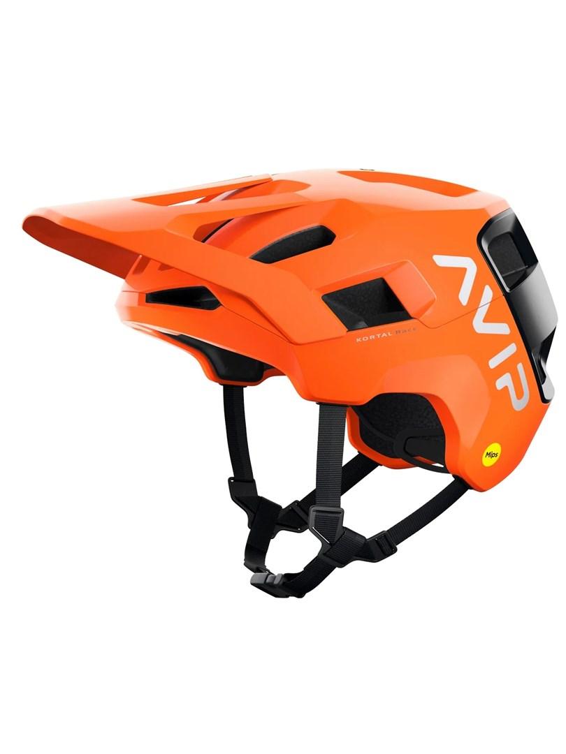 POC Kortal Race MIPS cykelhjelm - Orange/Sort (XL-XXL 59-62 cm)