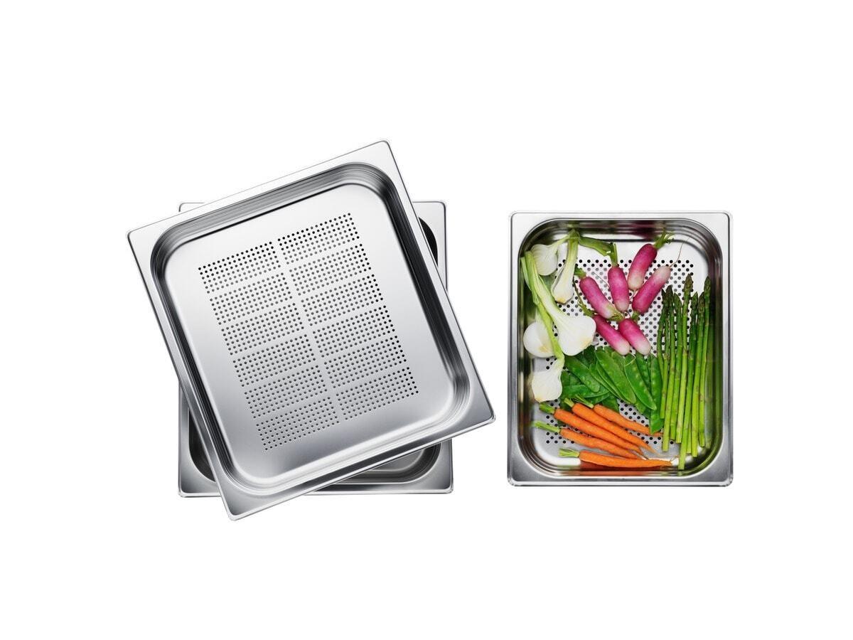 AEG MAXIKLASSE STEAM KIT - Enkelt steamerkurv - rustfrit stål - rustfrit stål - 32,5 cm - 35,4 cm - 5,5 cm (902979553)