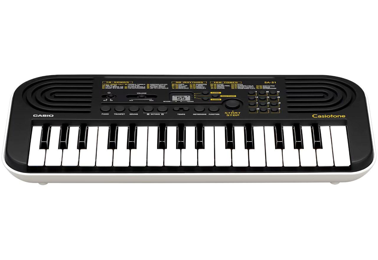 Casio Casiotone SA-51 mini-keyboard 32 tangenter - Sort
