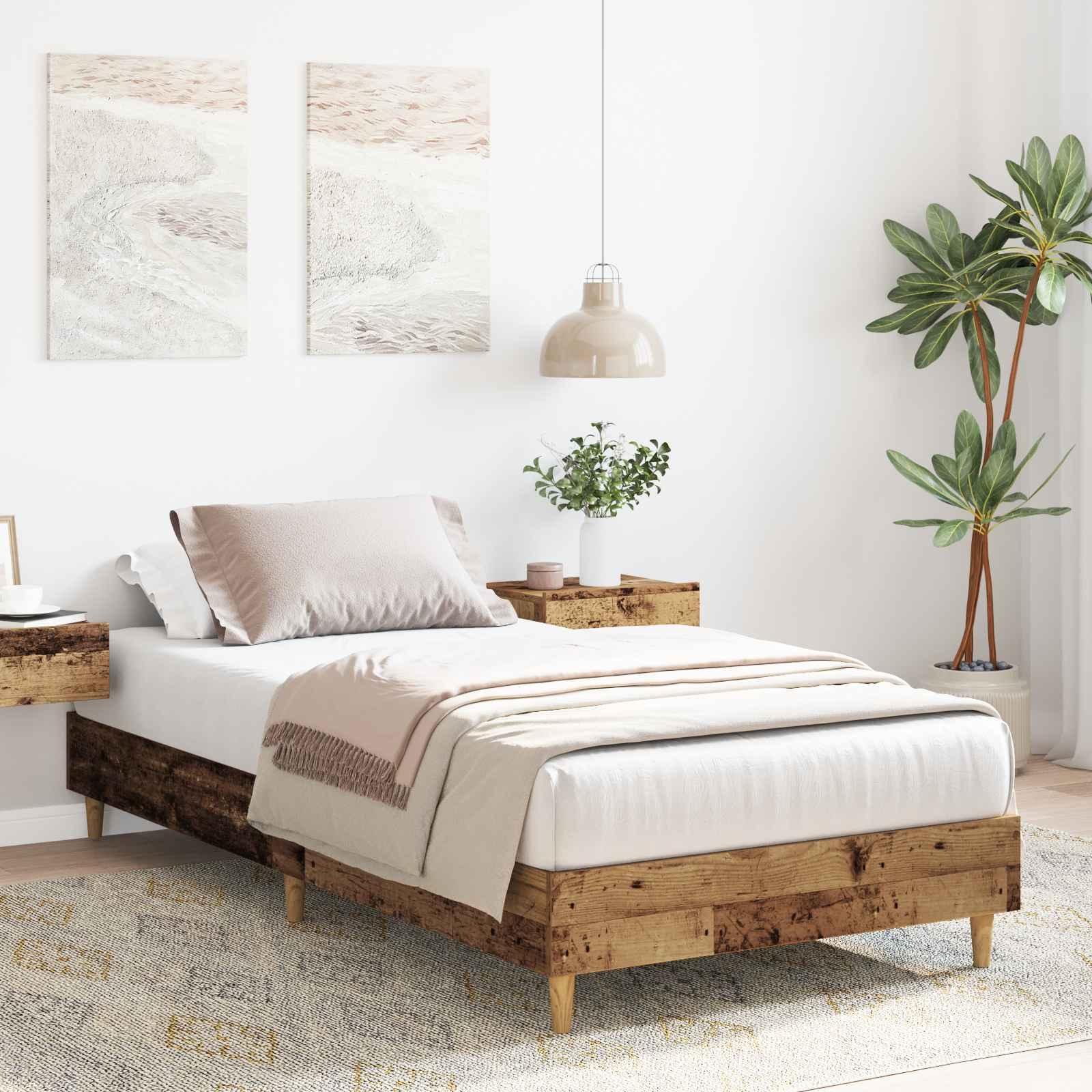Sengestel Gammelt træ 80 x 200 cm Konstrueret træ