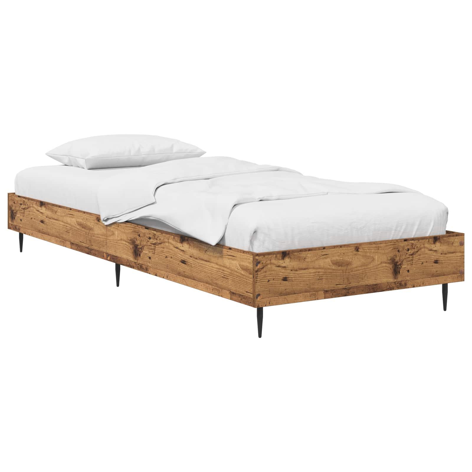 Sengestel Gammelt træ 80 x 200 cm Konstrueret træ