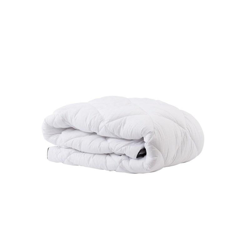 Mikrofiber-plaid 220 × 200 cm - hvid, 350 g/m²
