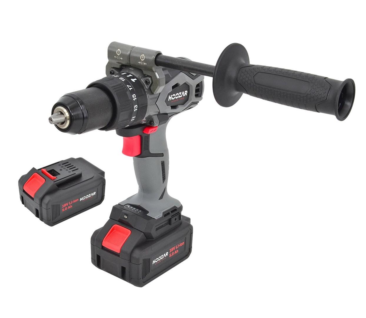 Hoozar akku slagskruemaskine 18V - 2x5,0 Ah, 135 Nm (CDH135BL-T2)