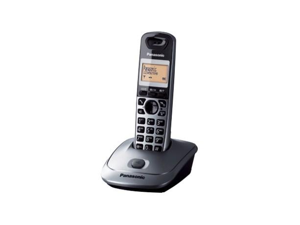 Panasonic KX-TG2511PDM trådløs DECT fastnettelefon - grå billede
