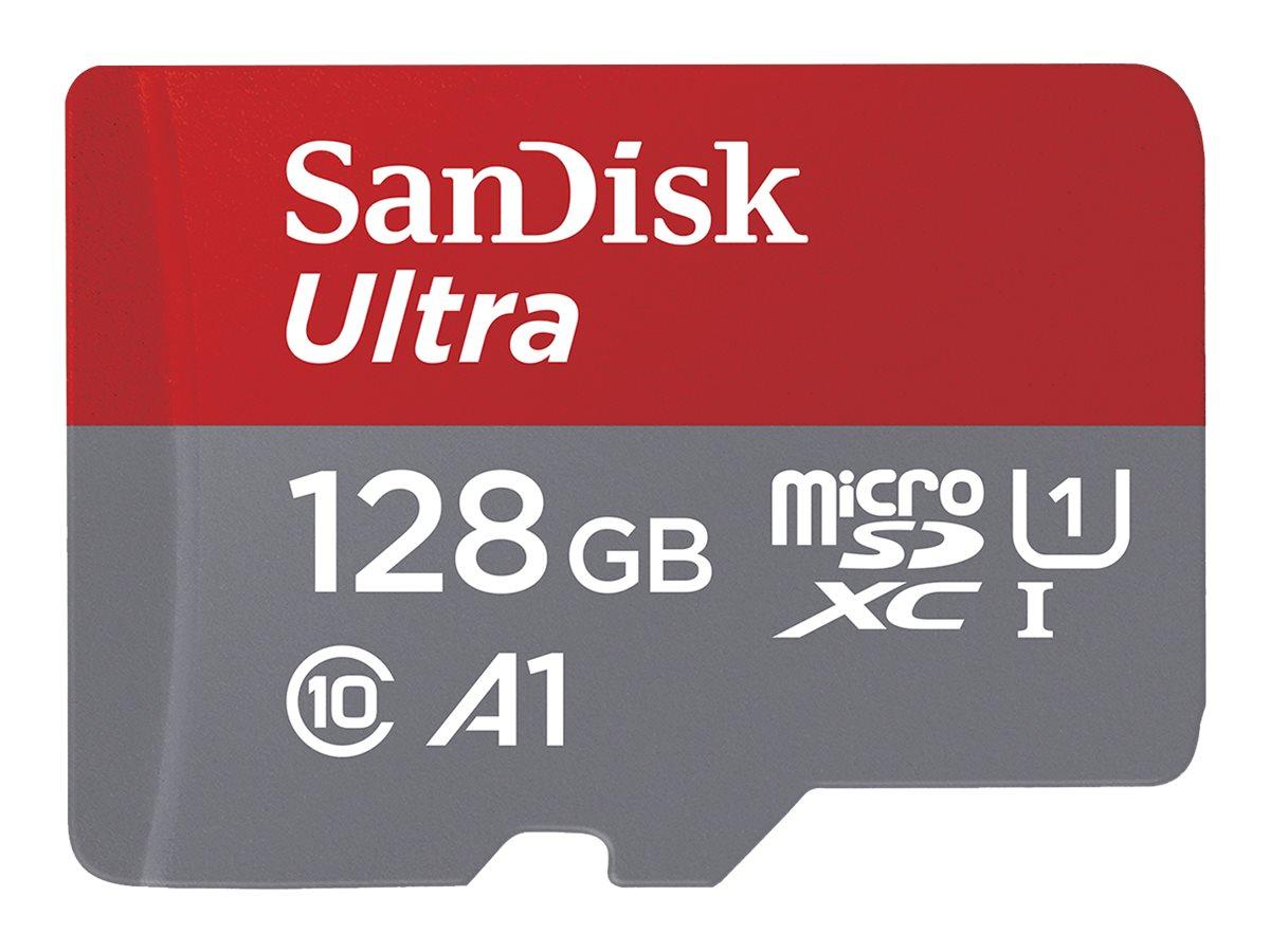 SanDisk Ultra microSDXC 128 GB - A1 UHS-I U1, op til 140 MB/s billede