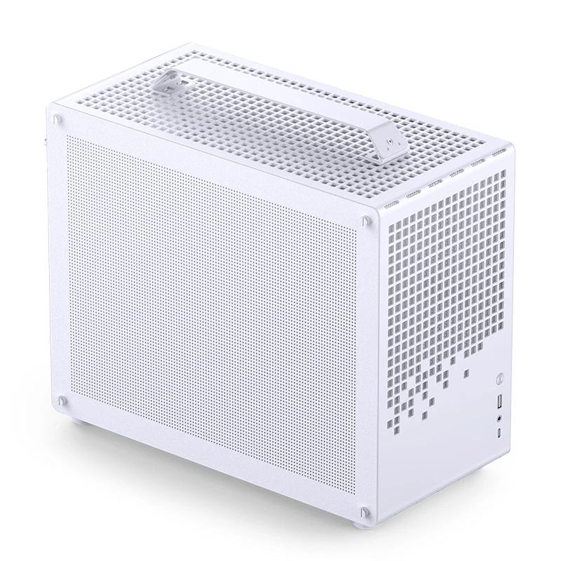 Jonsbo Z20 MESH, Mini Tower, PC, Hvid, micro ATX, Mini-ATX, SPCC, Hærdet glas, 16,4 cm