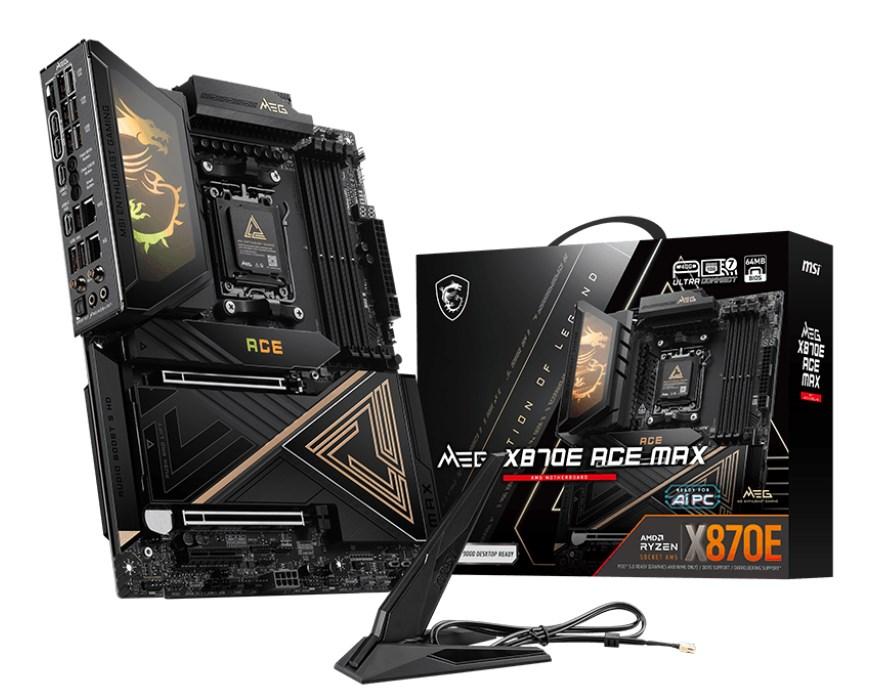 MSI MEG X870E ACE MAX - AM5 ATX bundkort med Wi‑Fi 7 billede