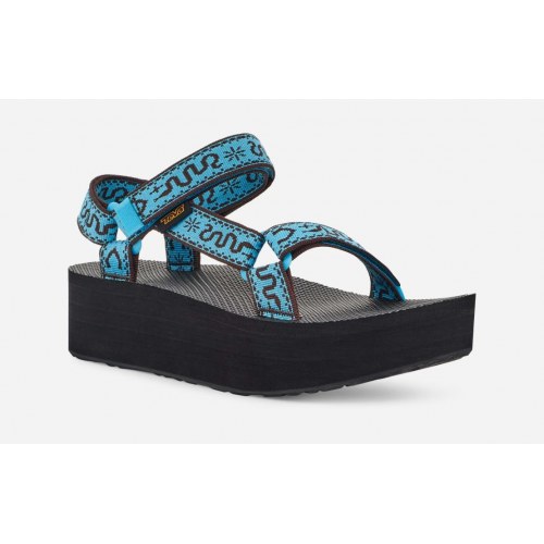 Flatform Universal sandaler - sort plateau, veganske, genanvendte materialer