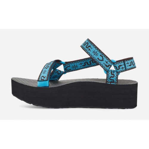 Flatform Universal sandaler - sort plateau, veganske, genanvendte materialer