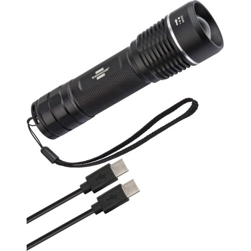 Brennenstuhl lommelygte LED, håndlygte - 1.200 lm, IP67, sort