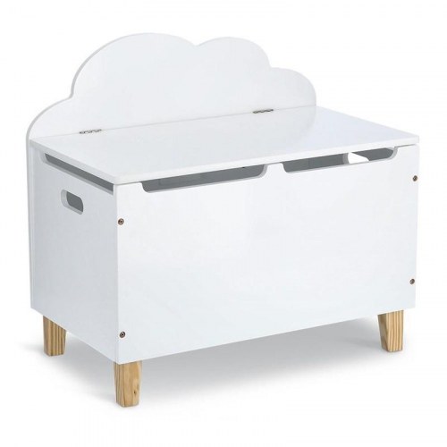 Zeller børnekiste Cloud - legetøjskasse 60 × 34,5 × 56 cm, hvid