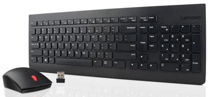 Lenovo 4X30M39497 trådløst tastatur og mus - US QWERTY, sort