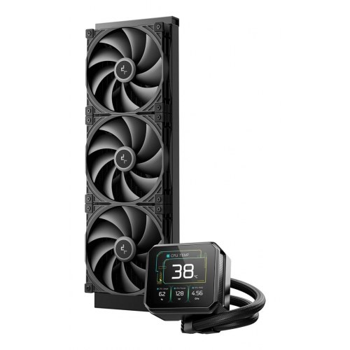 DeepCool Spartacus 420 - væskekøler til CPU, 3×140 mm, sort