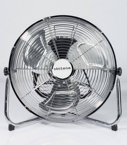 Volteno gulvventilator/luftcirkulator - krom, 50 W