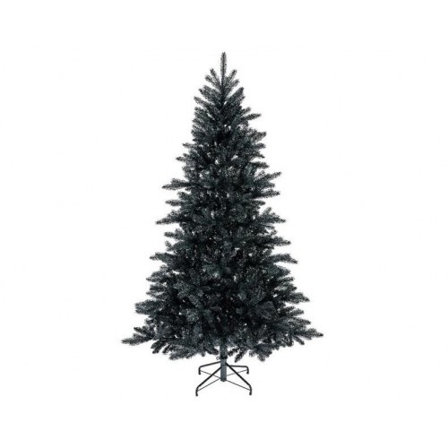 Kunstigt juletræ - sort, 180 cm (684376)