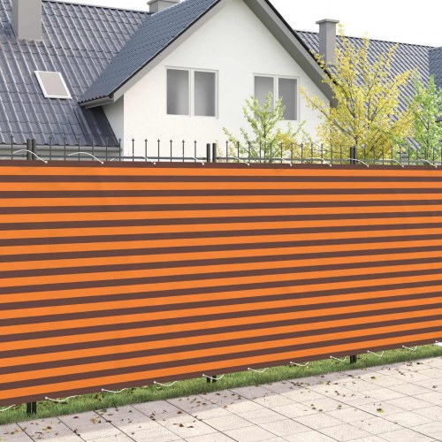 Balkon Afskærmning 200 x 500 cm Stof med PU-belægning