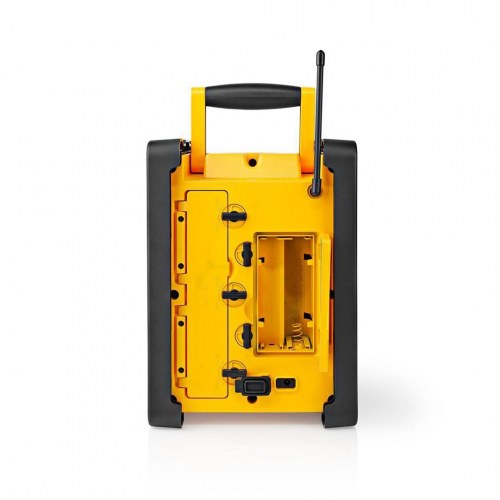 Nedis RDFM3100YW FM arbejdssradio med Bluetooth - gul/sort
