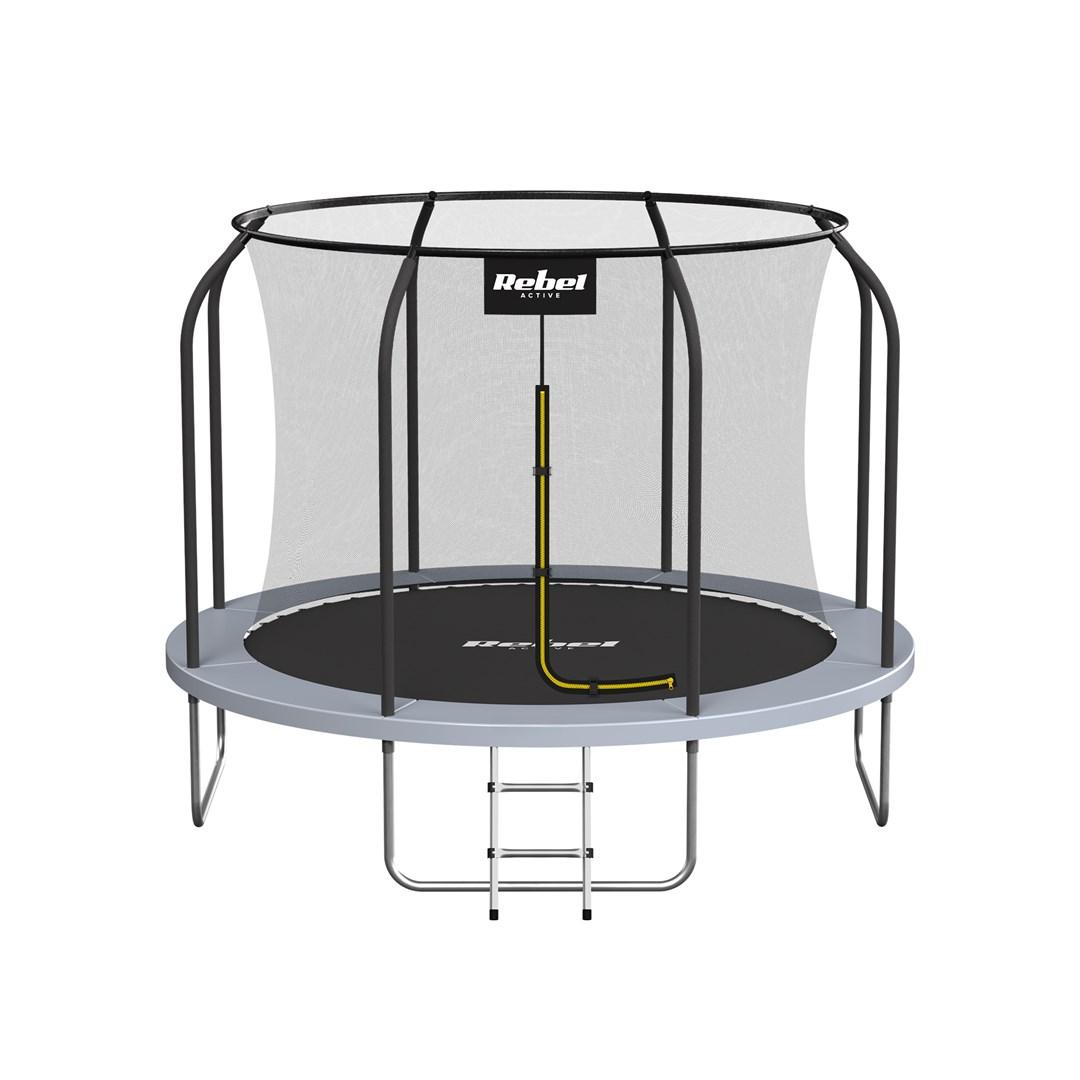 Rebel Active PRO trampolin 8 ft / 244 cm med sikkerhedsnet og stige
