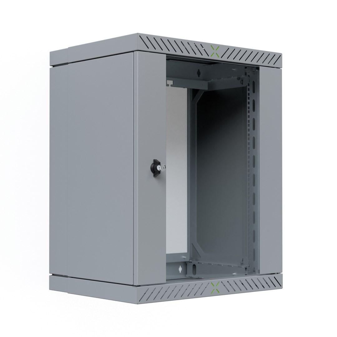 WGX-1506GR.G1 15U vægmonteret rackskab - grå, 19"