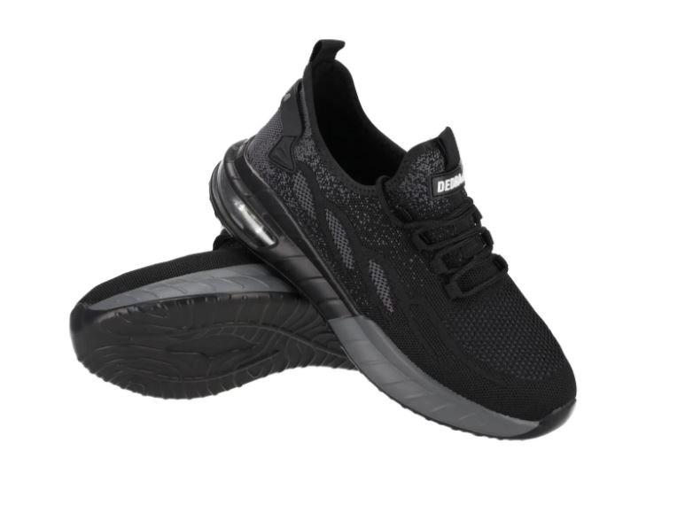 DEDRA M85 arbejdssko - sportssneaker, str. 45, sort