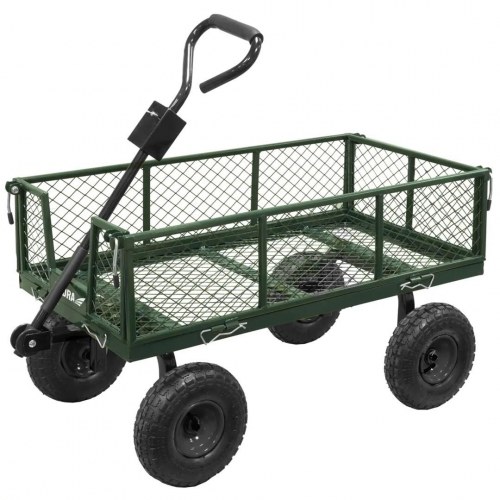 DEDRA N1011 havetrailer / trillebør med net-sider