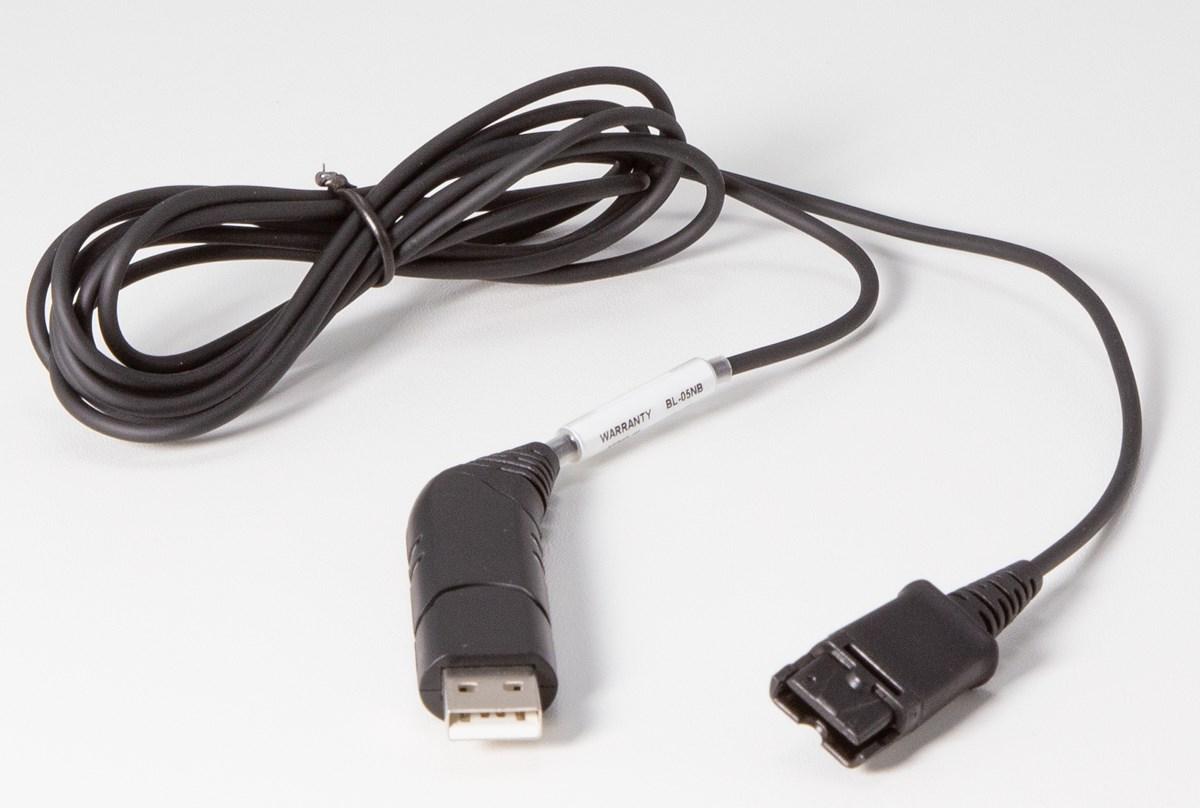 Auerswald H-200 USB til QD-kabel - sort