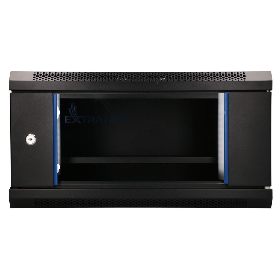 EXTRALINK LITE 4U 530X400 WALL-MOUNTED RACKMOUNT CABINET BLACK