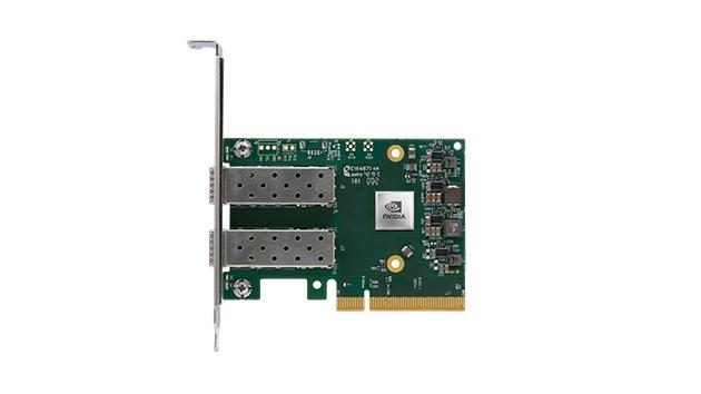 Nvidia ConnectX-6 Lx EN internt fiber netværkskort - 25 GbE, 2× SFP28, PCIe 4.0