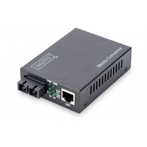 DIGITUS DN-82020-1 mediekonverter - Fast Ethernet RJ45 til SC multimode