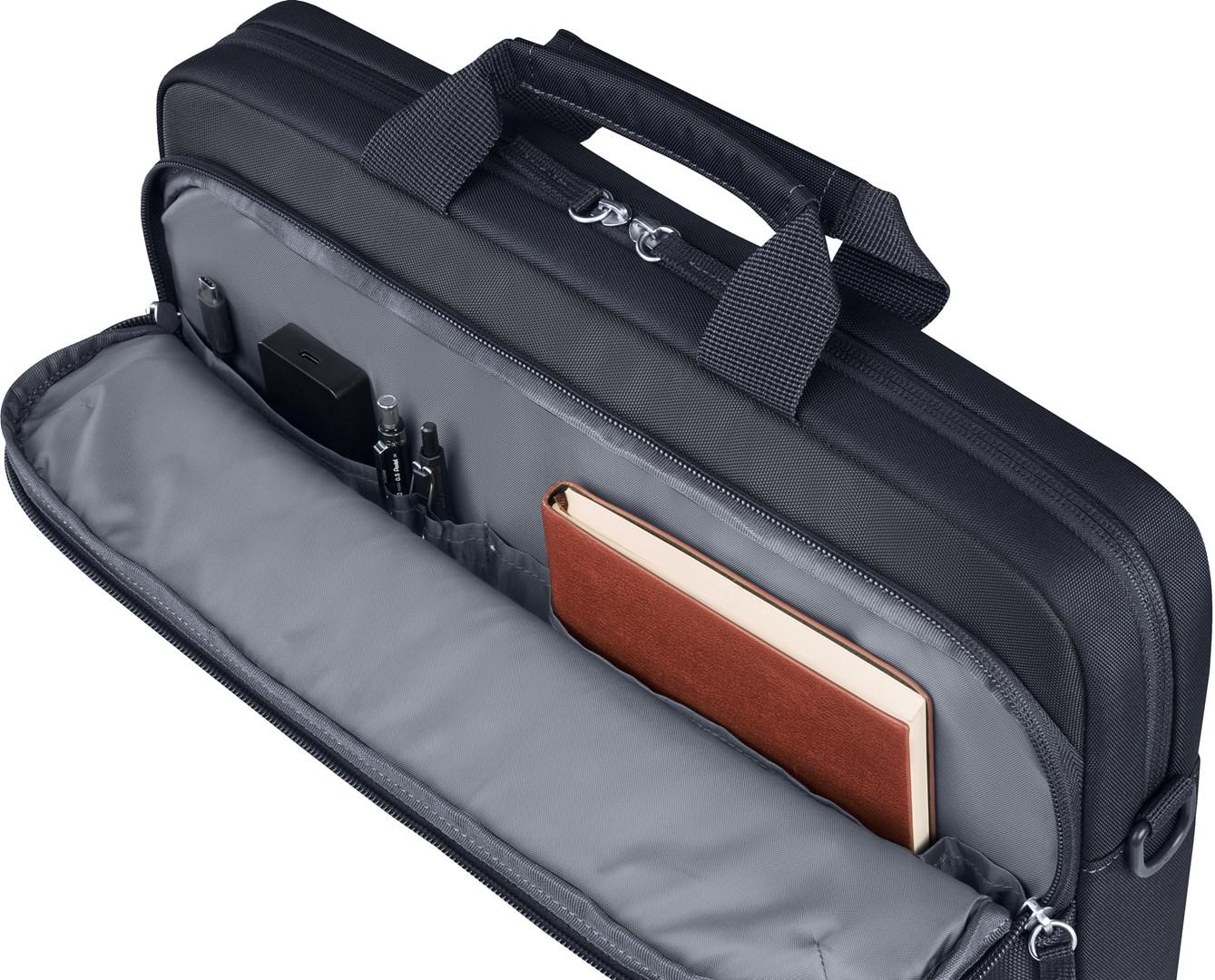 HP Everyday 14" computertaske - vandafvisende business mappe i polyester, grå