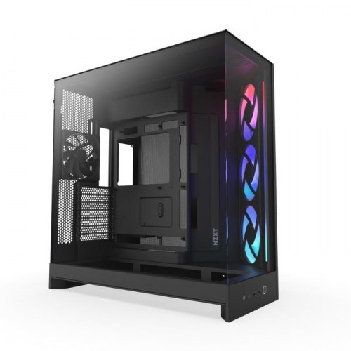 NZXT H9 Flow RGB midi-tower kabinet - sort