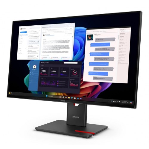 Lenovo ThinkVision T27UD-40 27" 4K kontorskærm med USB-C docking