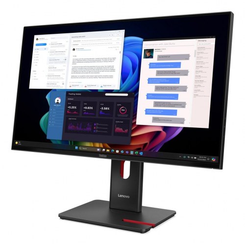 Lenovo ThinkVision T27UD-40 27" 4K kontorskærm med USB-C docking