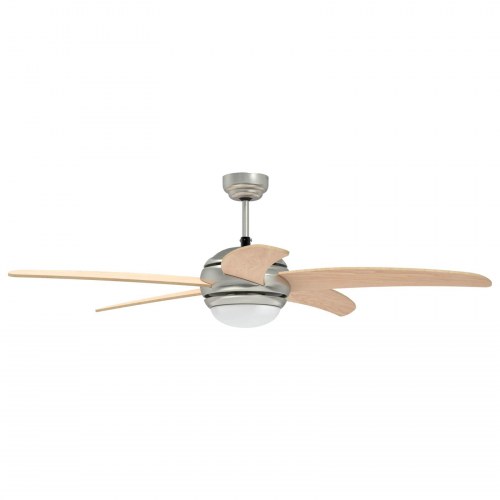 Loftfanne med lys Ø 130 cm Sonoma-eg