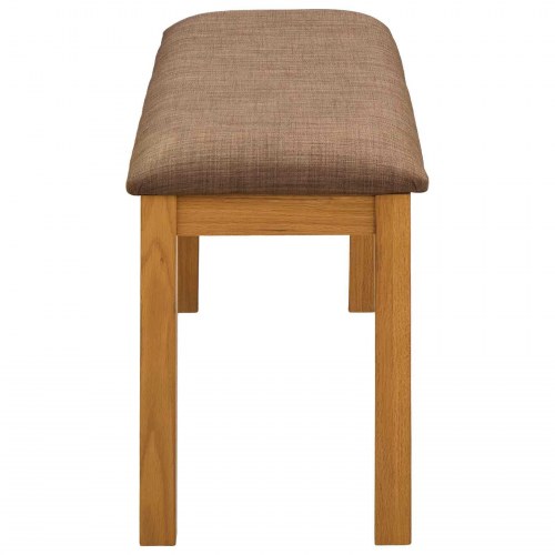 Spisebænk 95 x 32 x 45 cm Massivt Eg Træ Grå