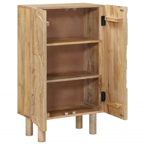 Highboard 53 x 30 x 90 cm Massivt Mango Træ og Ingeniørtræ