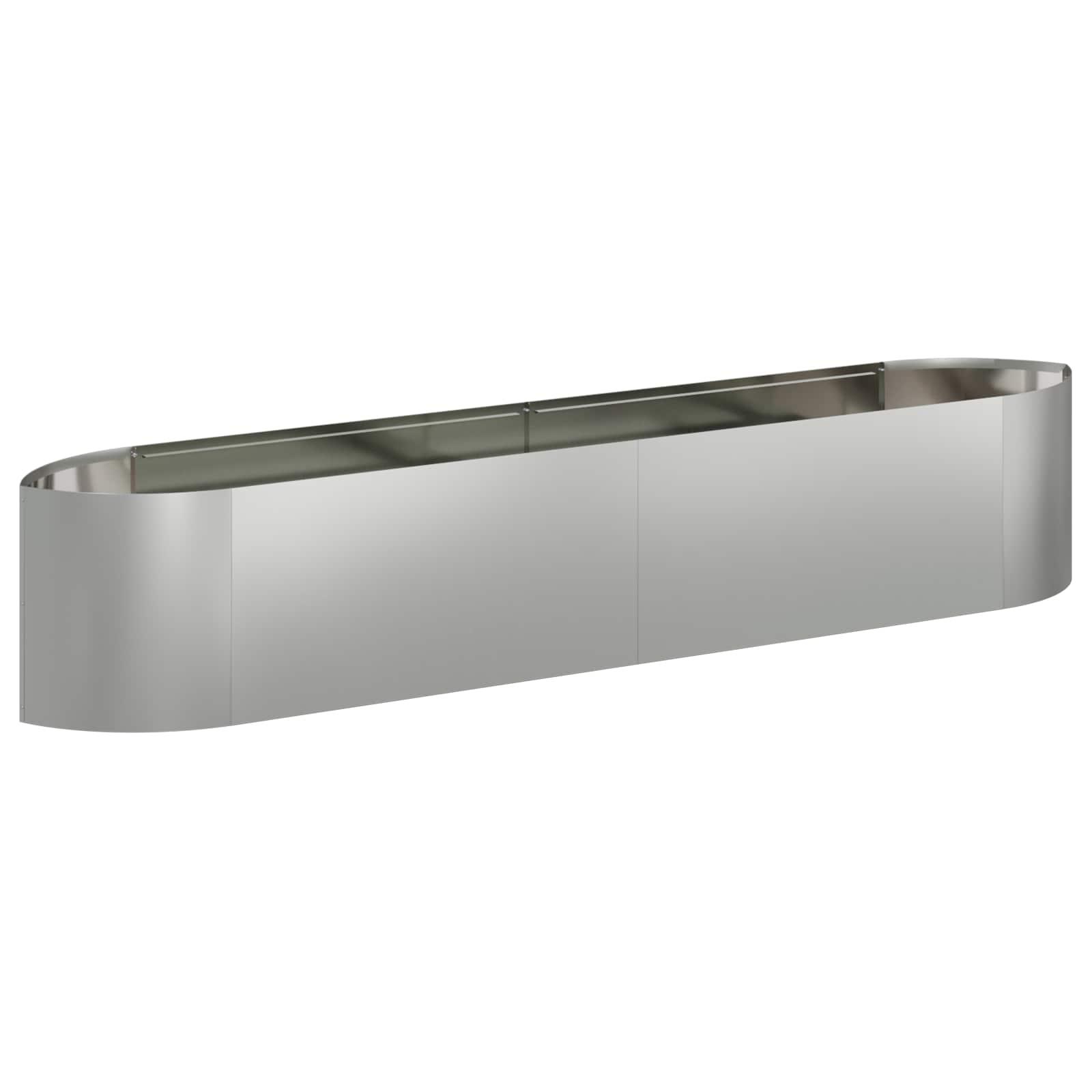 Hævet Havebed Galvaniseret stål 220 x 40 x 40 cm Stål