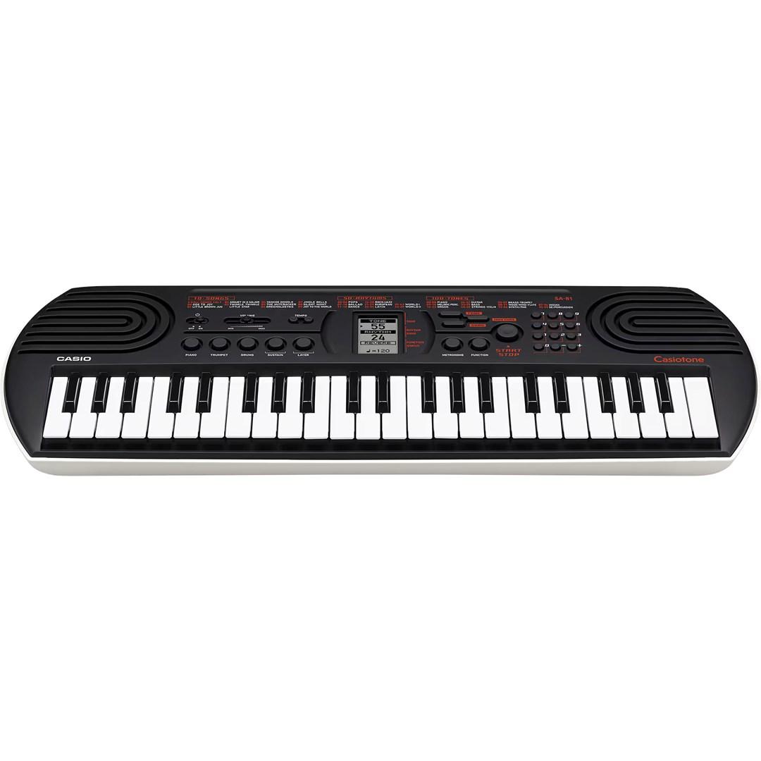 Casio SA-81 Casiotone - 44-tasters keyboard (sort)